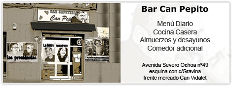 Bar Can Pepito - Avenida Severo Ocho nº 49